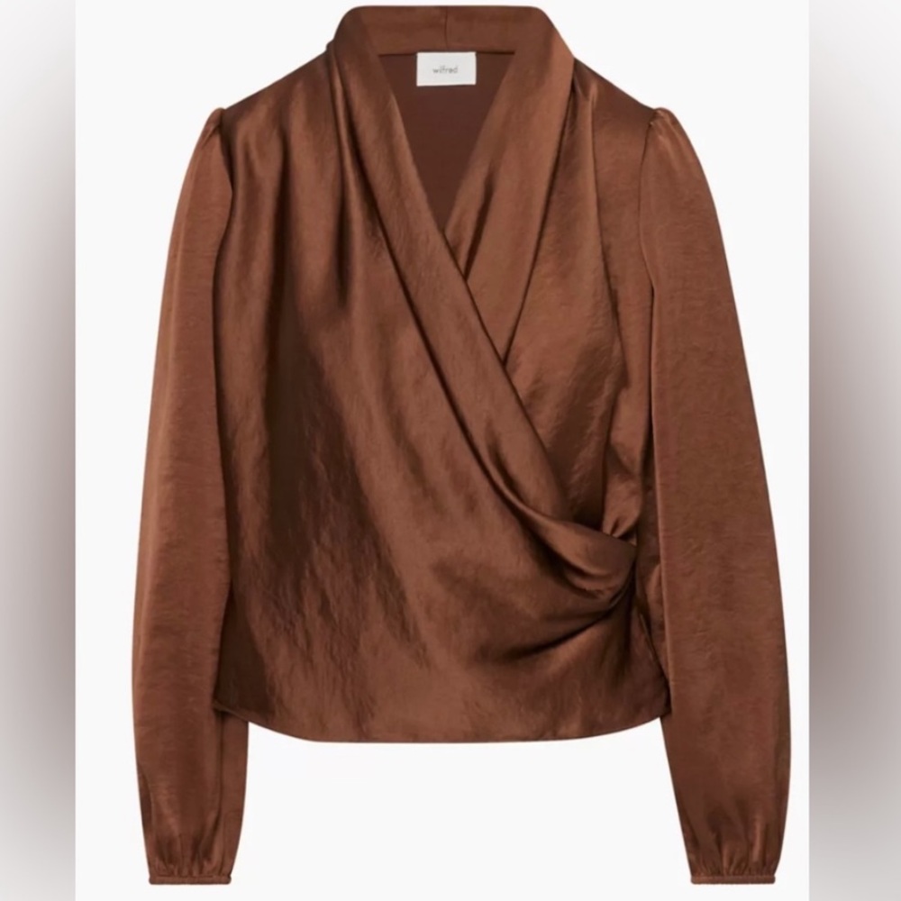Wilfred Postscript Satin Blouse